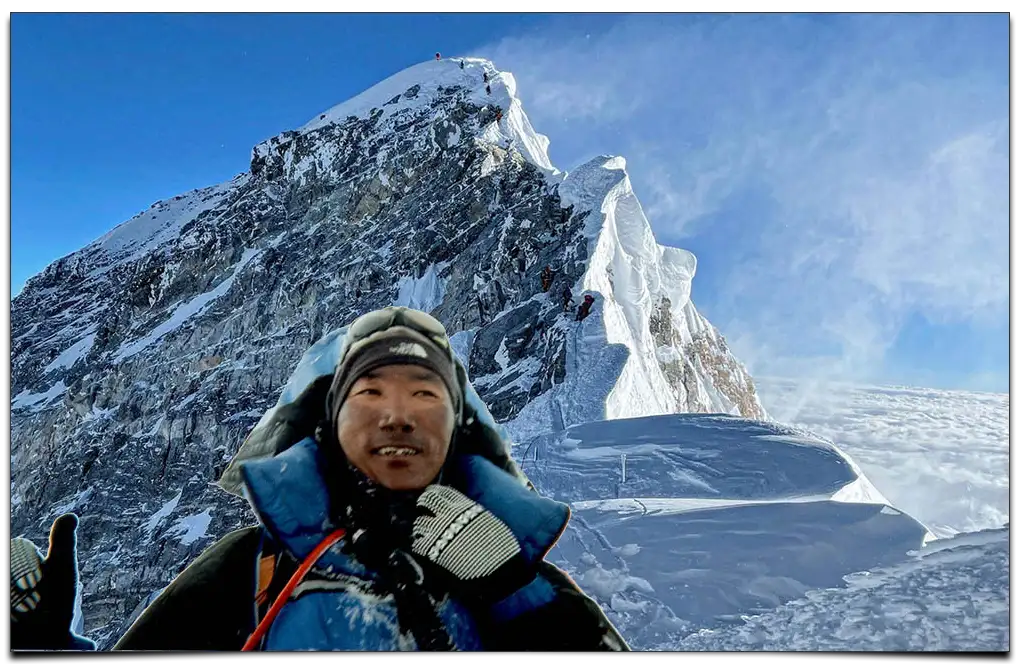 najczęstszy zdobywca Mount Everestu