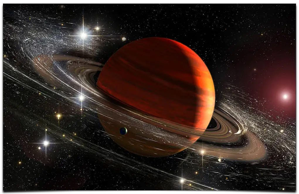 najwięcej księżyców ma Saturn